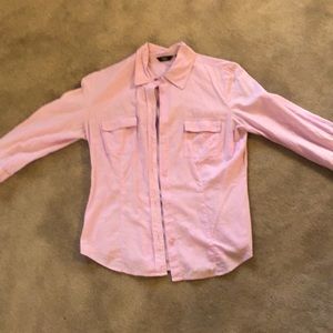 Baby Pink Retro Dress Shirt